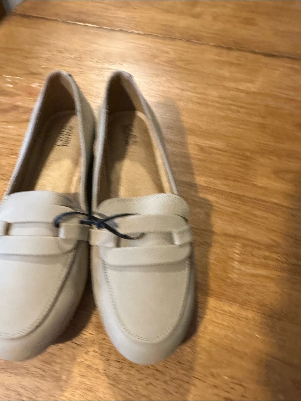 croft & barrow Neutral Beige Penny Loafers